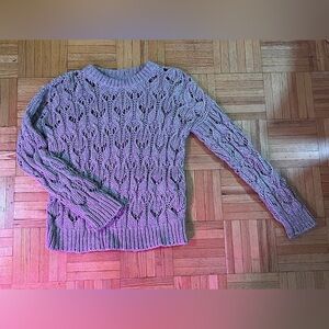 Knit crew neck sweater